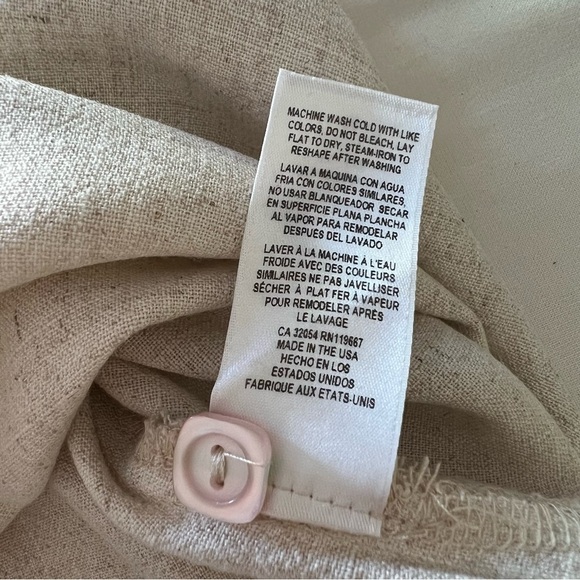 Rachel Pally Stella Linen Dress in Natural - Picture 16 of 16